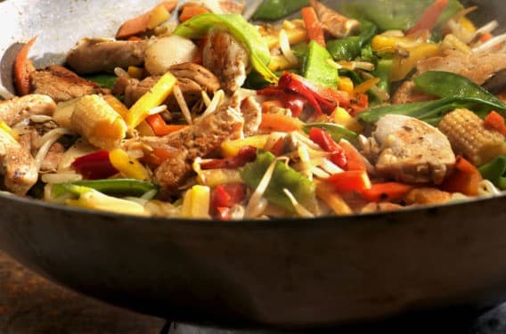 Teppanyaki verduras