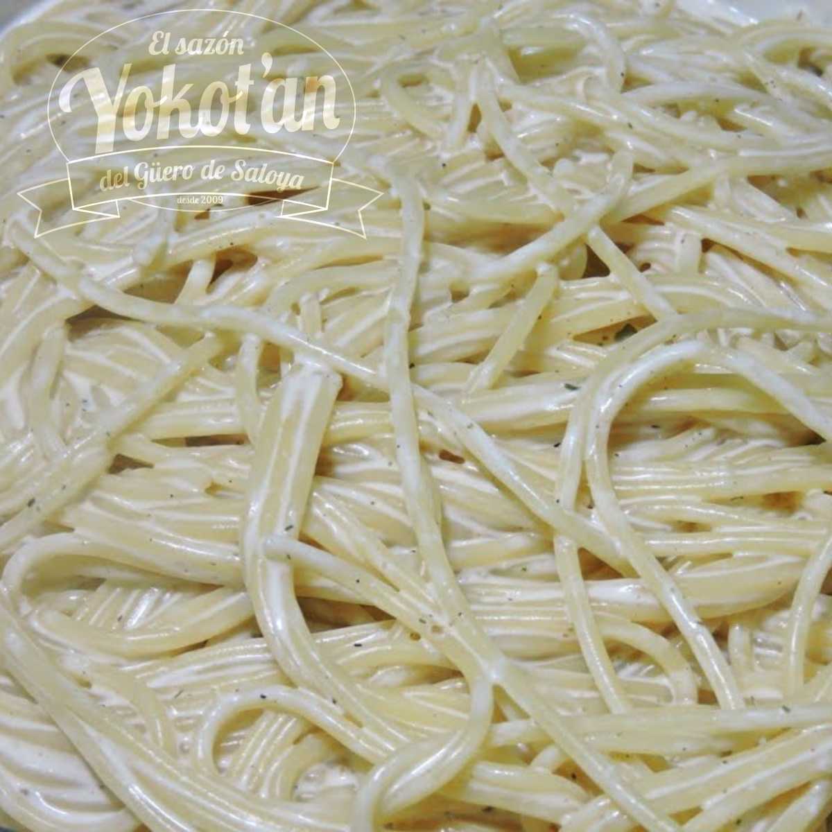 Espagueti a la Crema