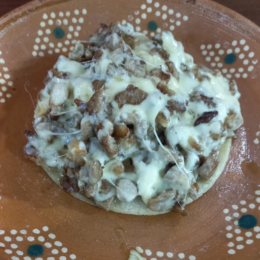Taco de Chuleta de Puerco con Queso