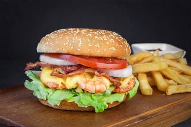 Hamburguesa de Camarón