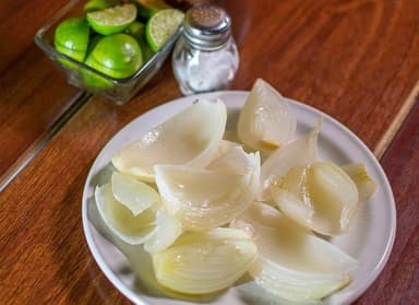 Cebollas al Vapor