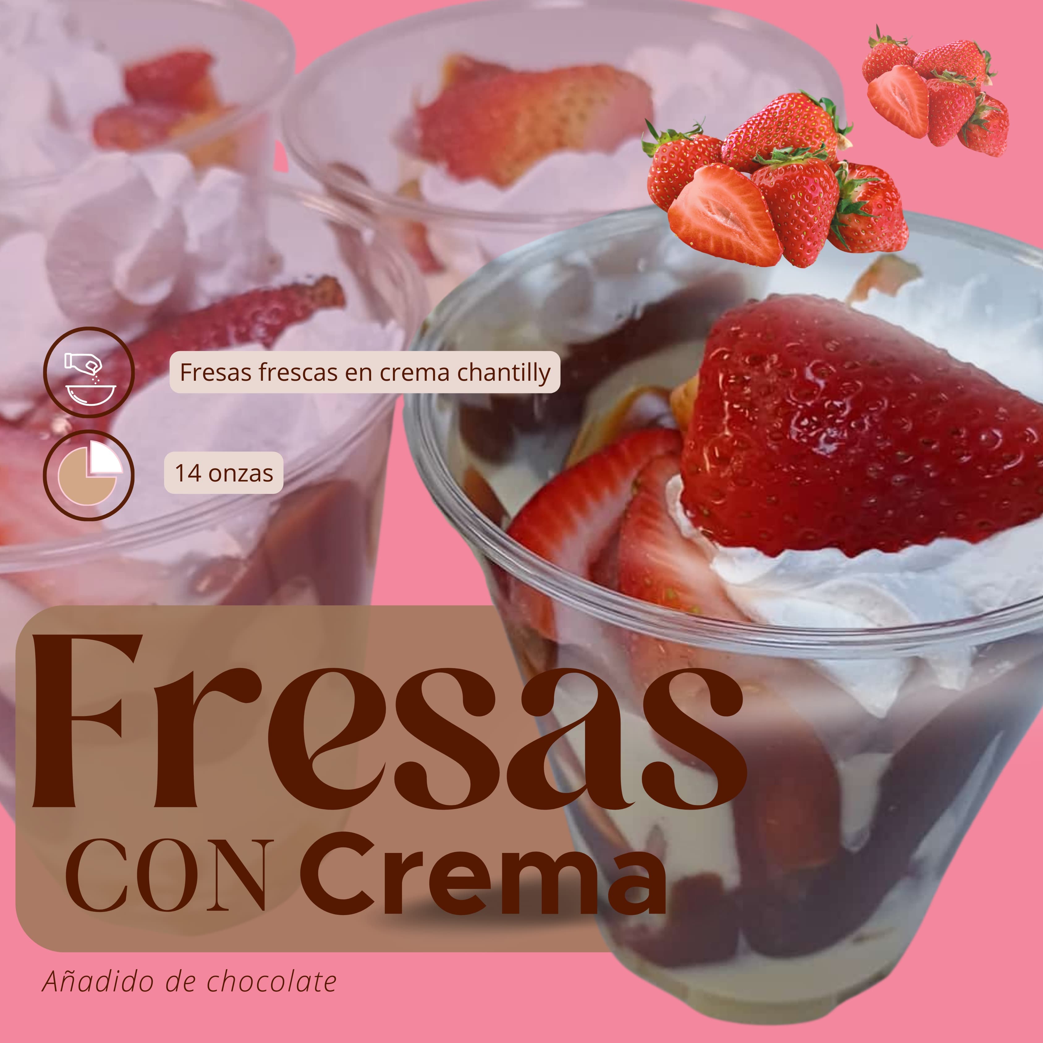 Fresas con Crema
