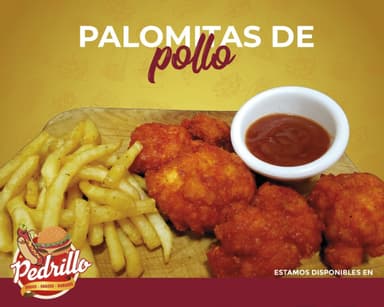 Palomitas de Pollo con Papas