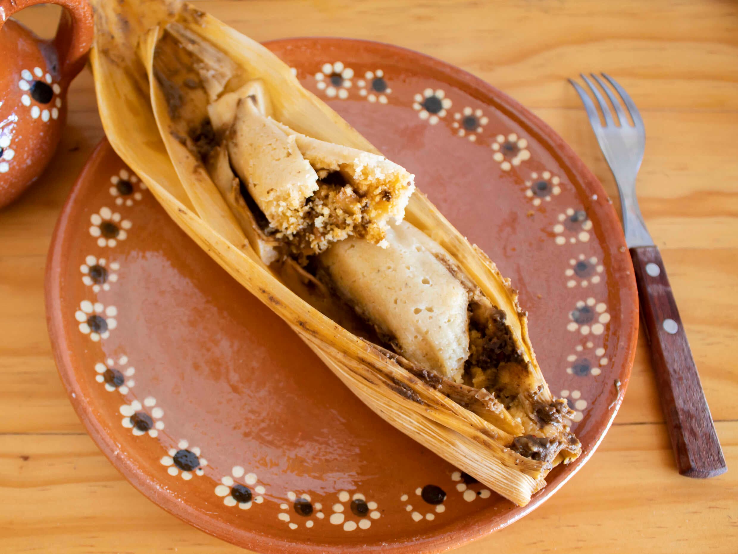Tamal de Mole Poblano
