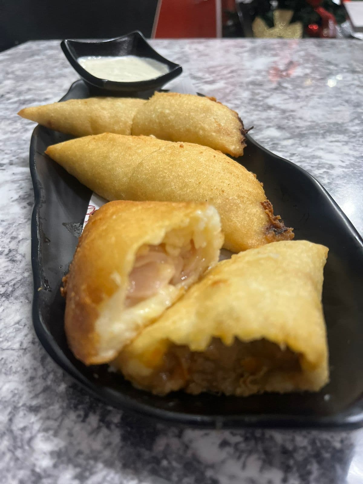 Empanada de Maduro con queso