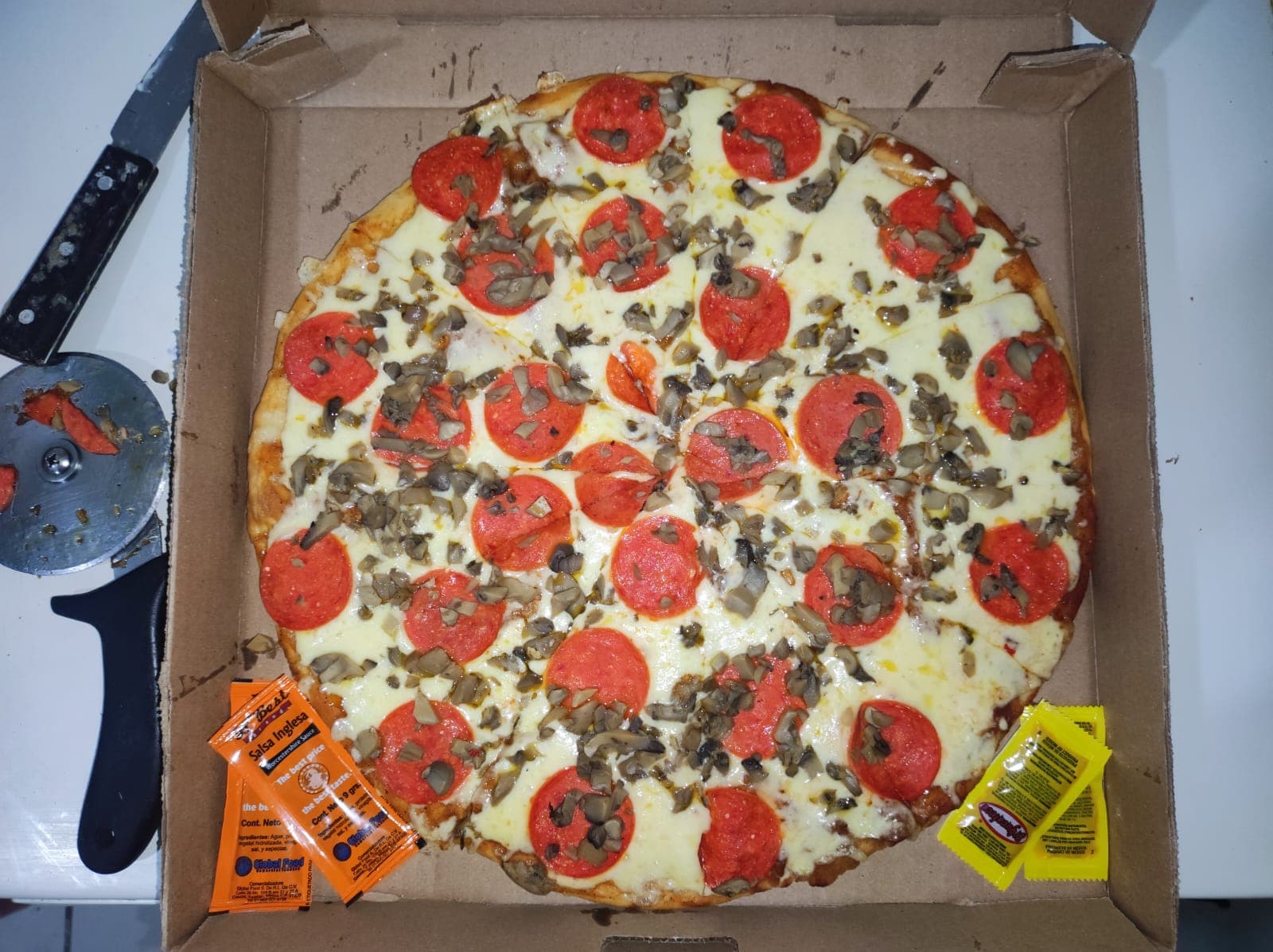 Pizza Griega Mediana