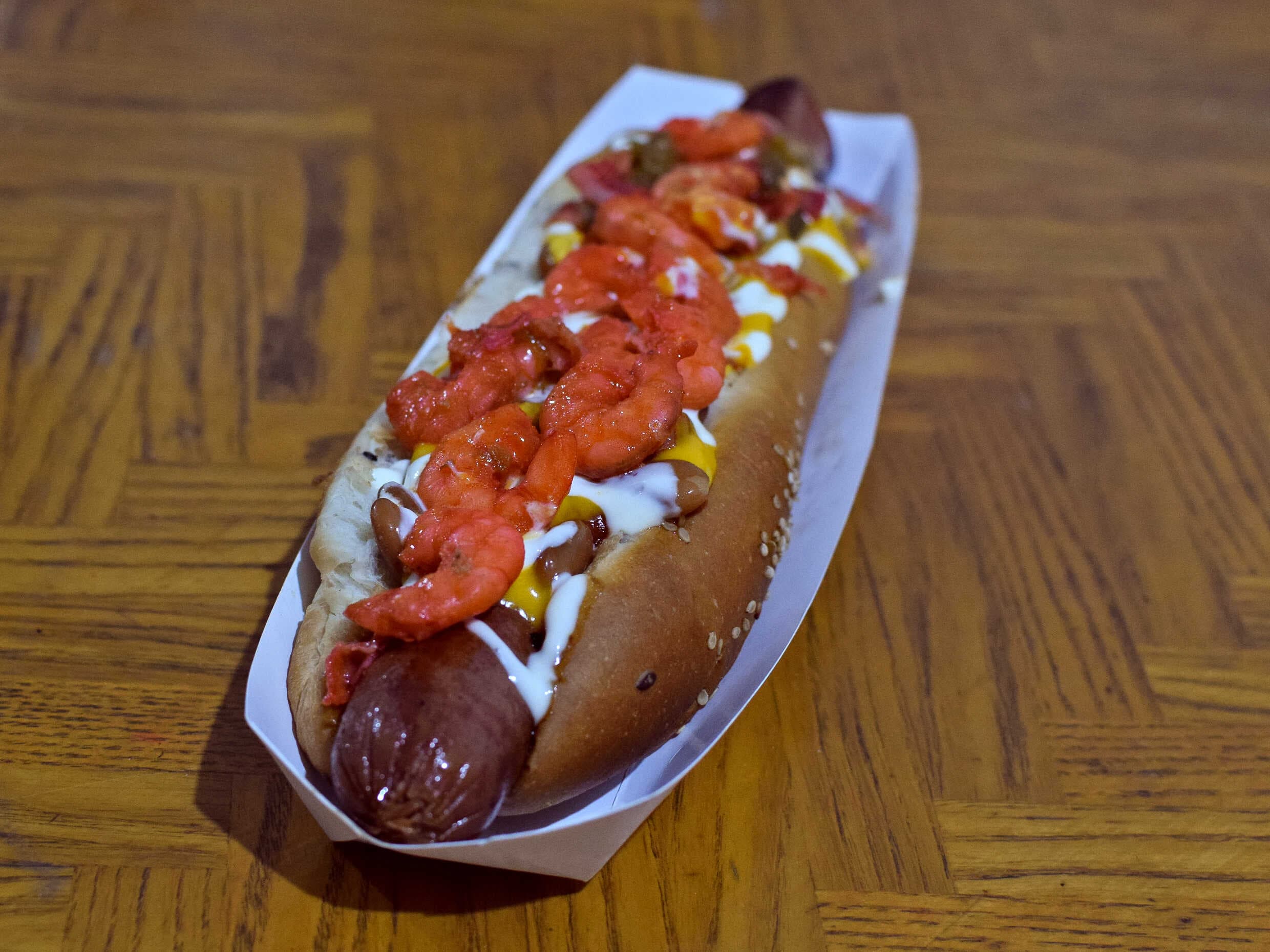 Sirenito (Hot Dog con Camarón)