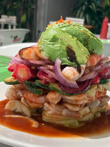 Tostada de Camarón