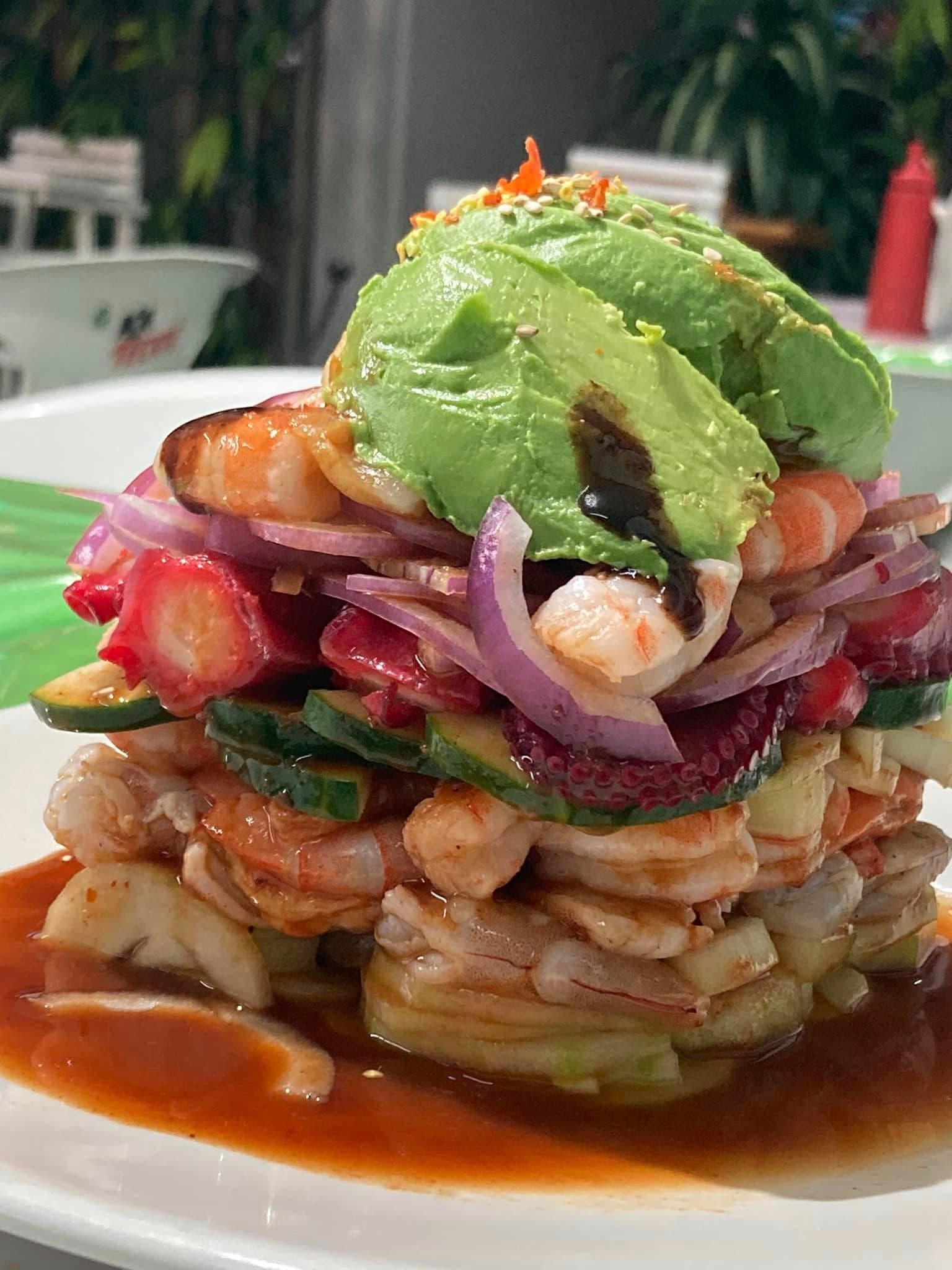 Tostada de Camarón