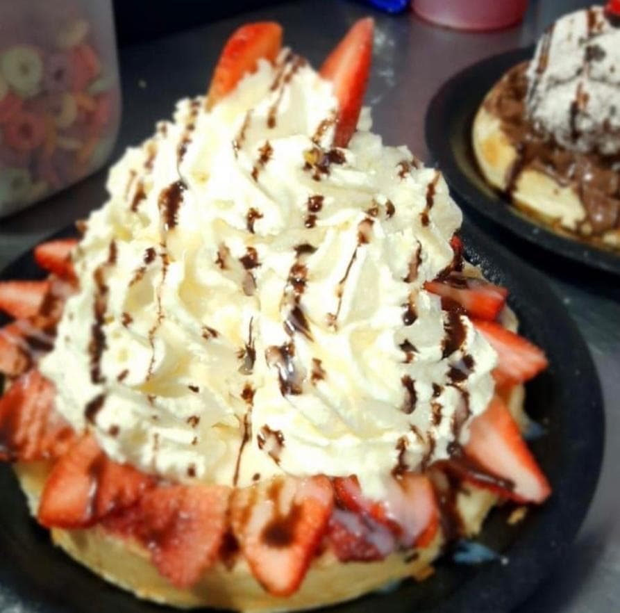 Waffle de Fresa