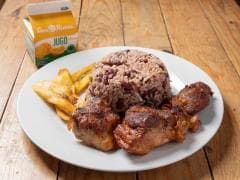Gallo Pinto Con Costilla + Jugo Naranja