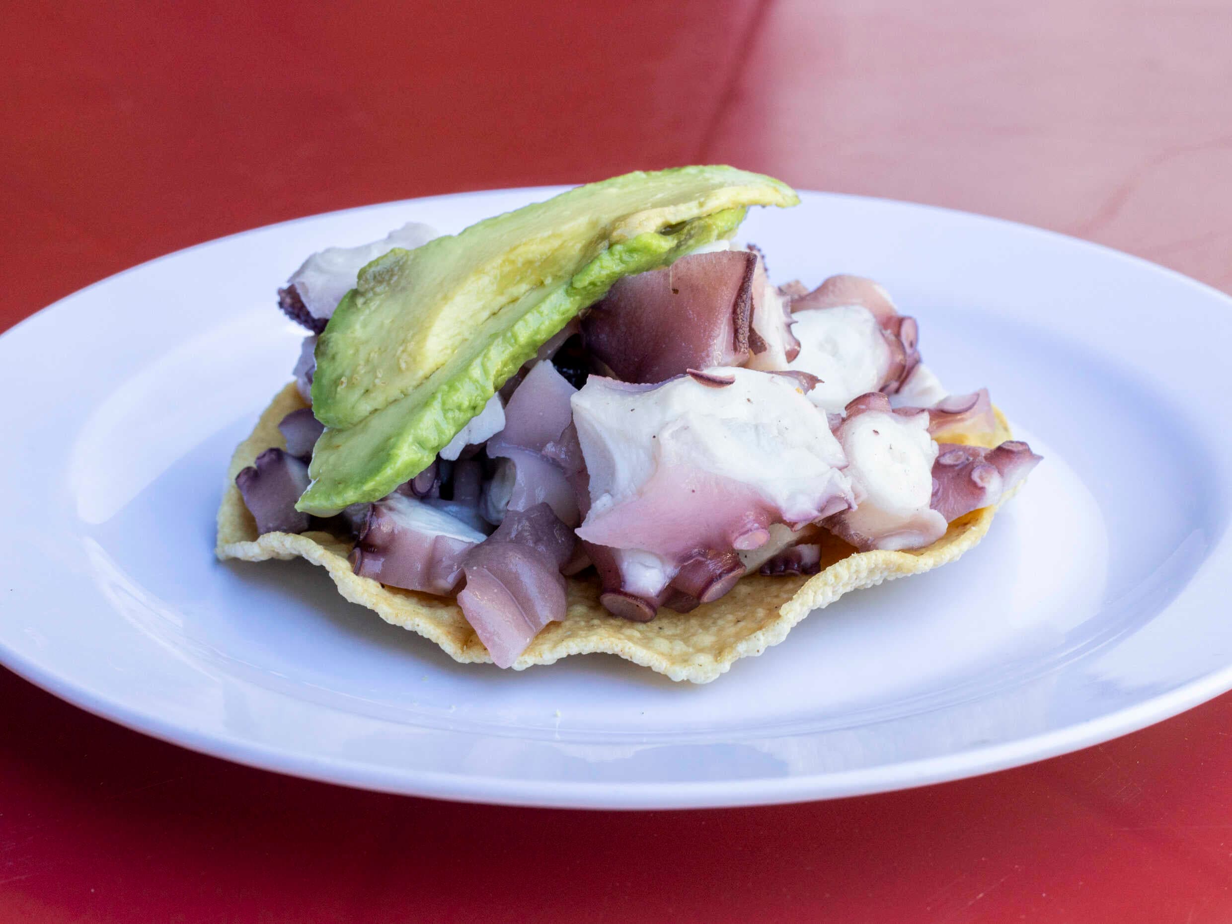 Tostada de Pulpo