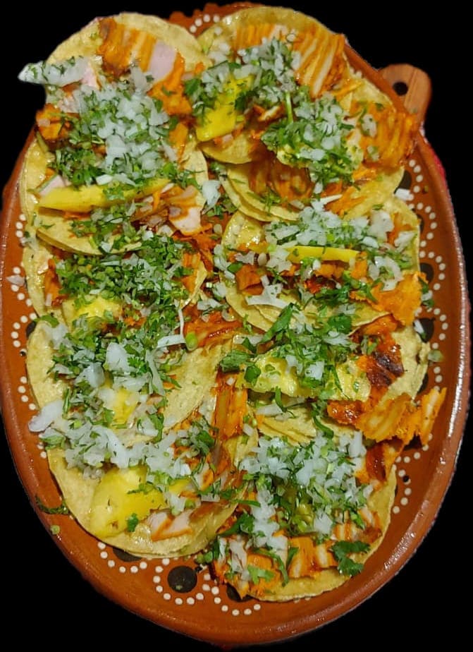 Taco de Tortilla de Maíz con Pastor