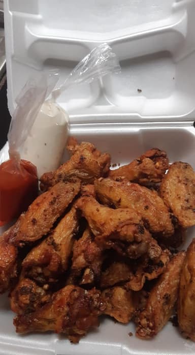 Alitas más Papas