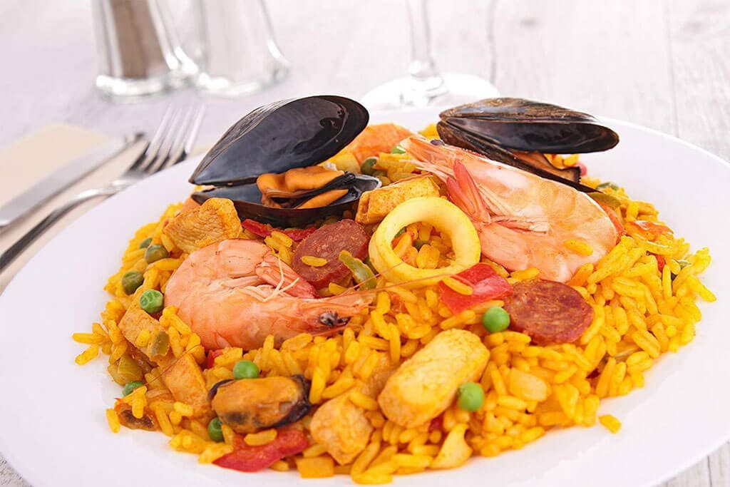 Arroz a la Mariscada plato