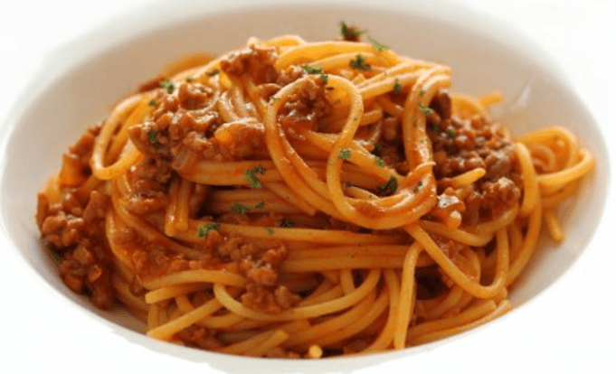 Spaguetti con Carne