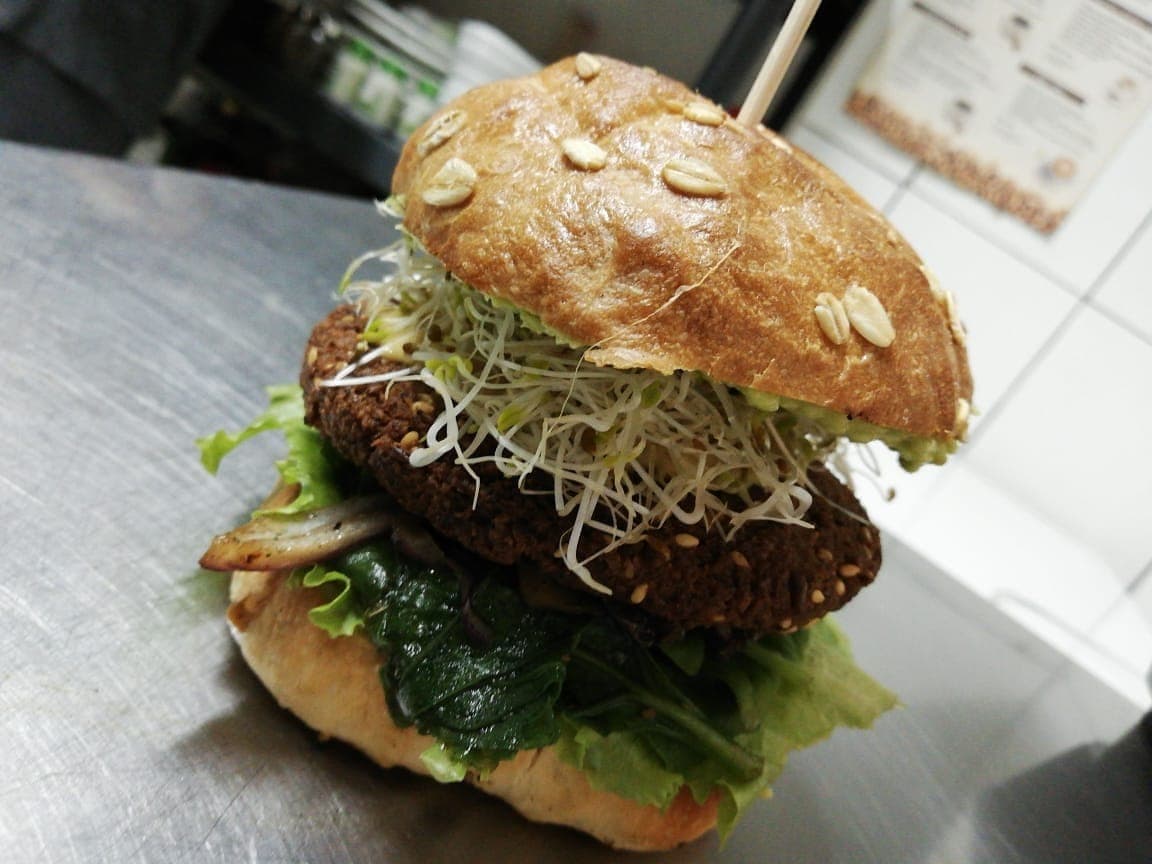 Hamburguesa de Garbanzo