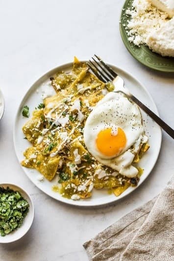 Chilaquiles con Huevo
