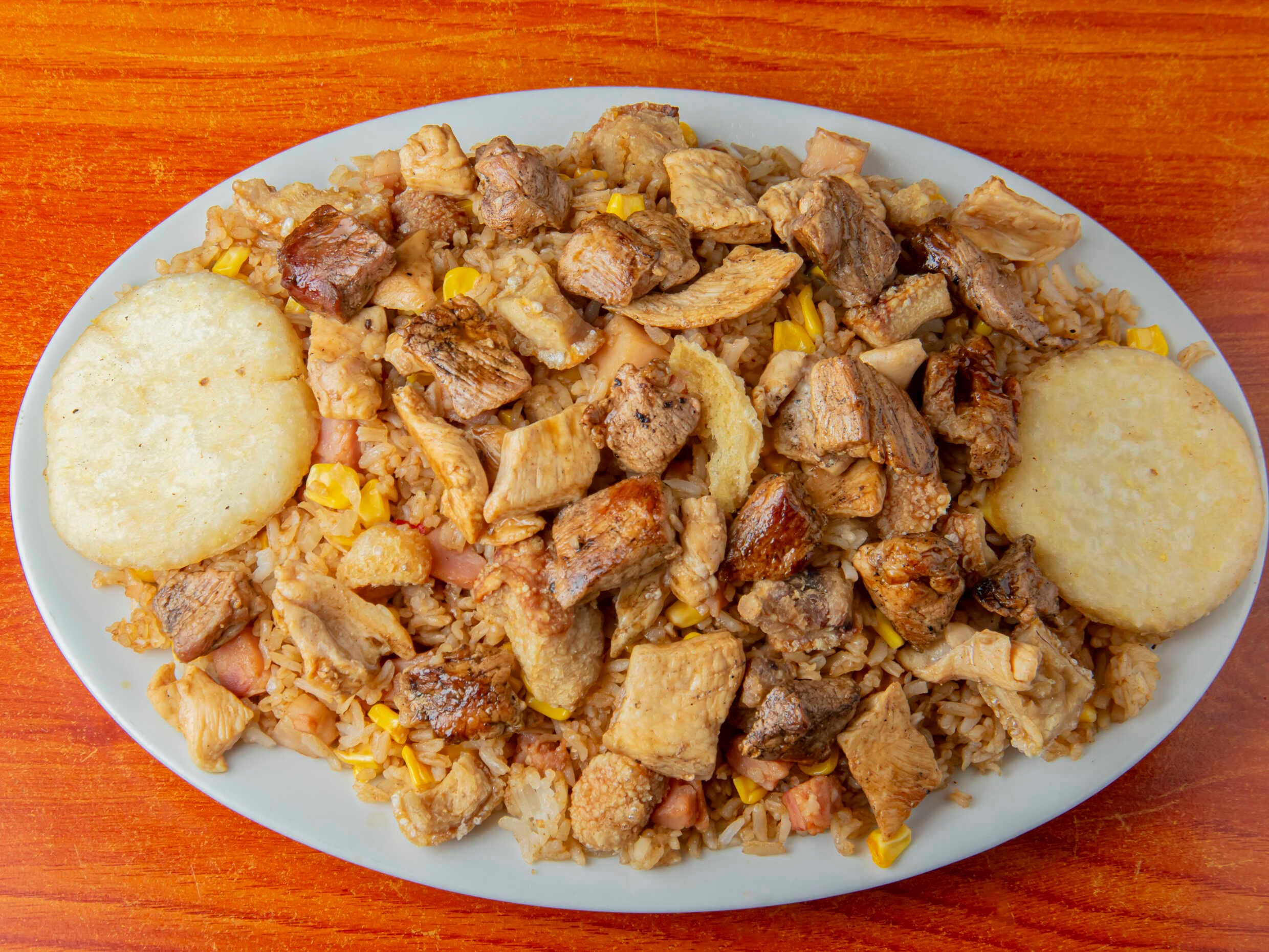 Arroz paisa mixto para 2