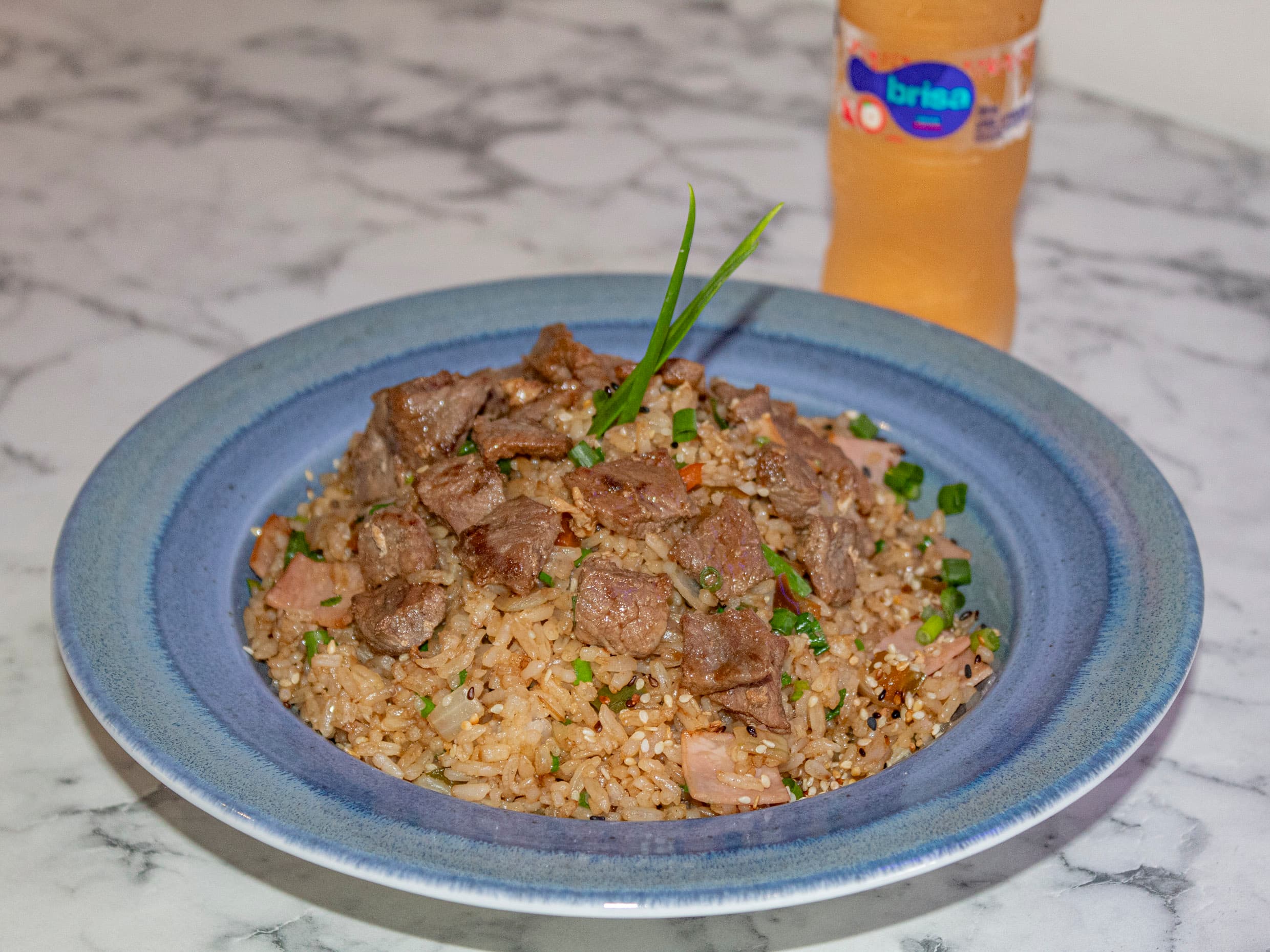 ARROZ AL WOK LOMO TERIYAKI + BEBIDA