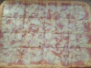 Pizza Cuadrada Hawaiana