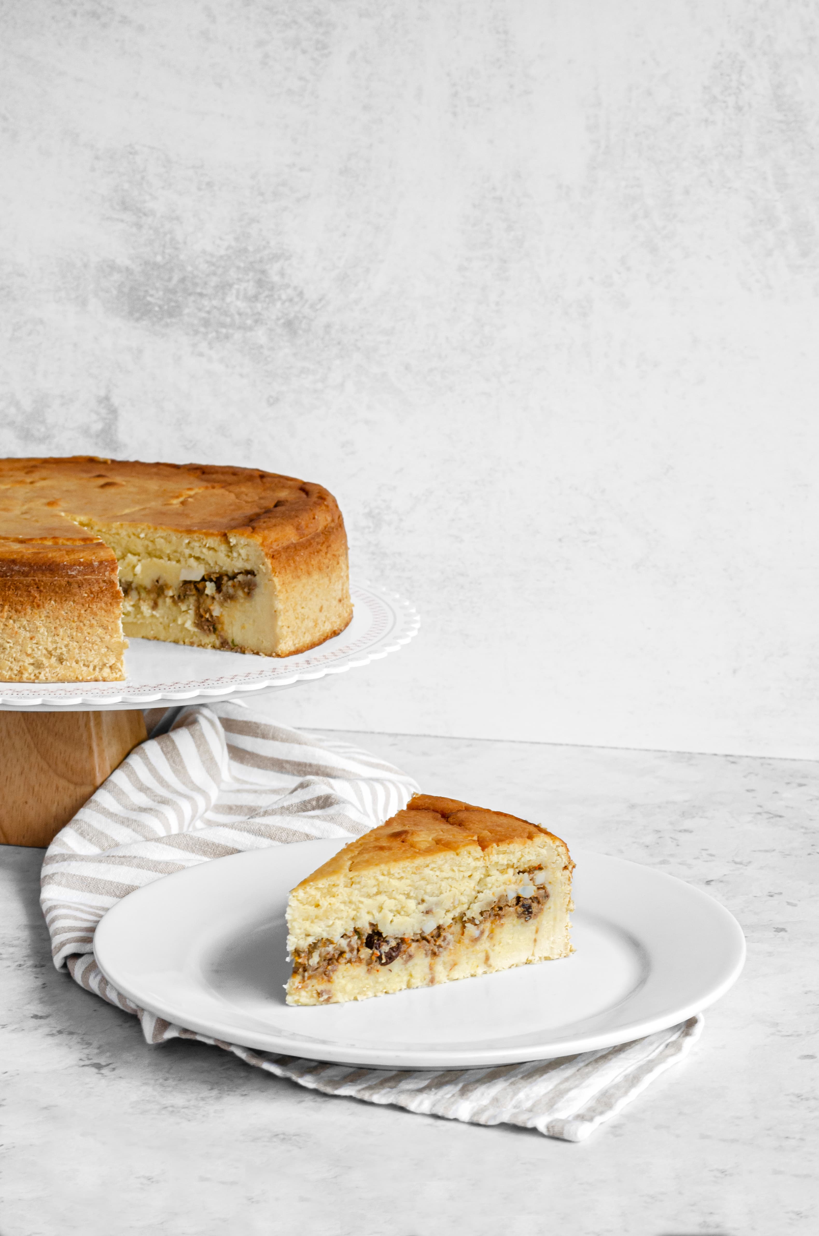 Porción de Pastel de Choclo con Carne