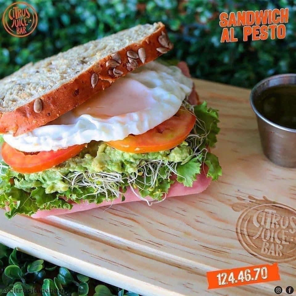 Sándwich al Pesto