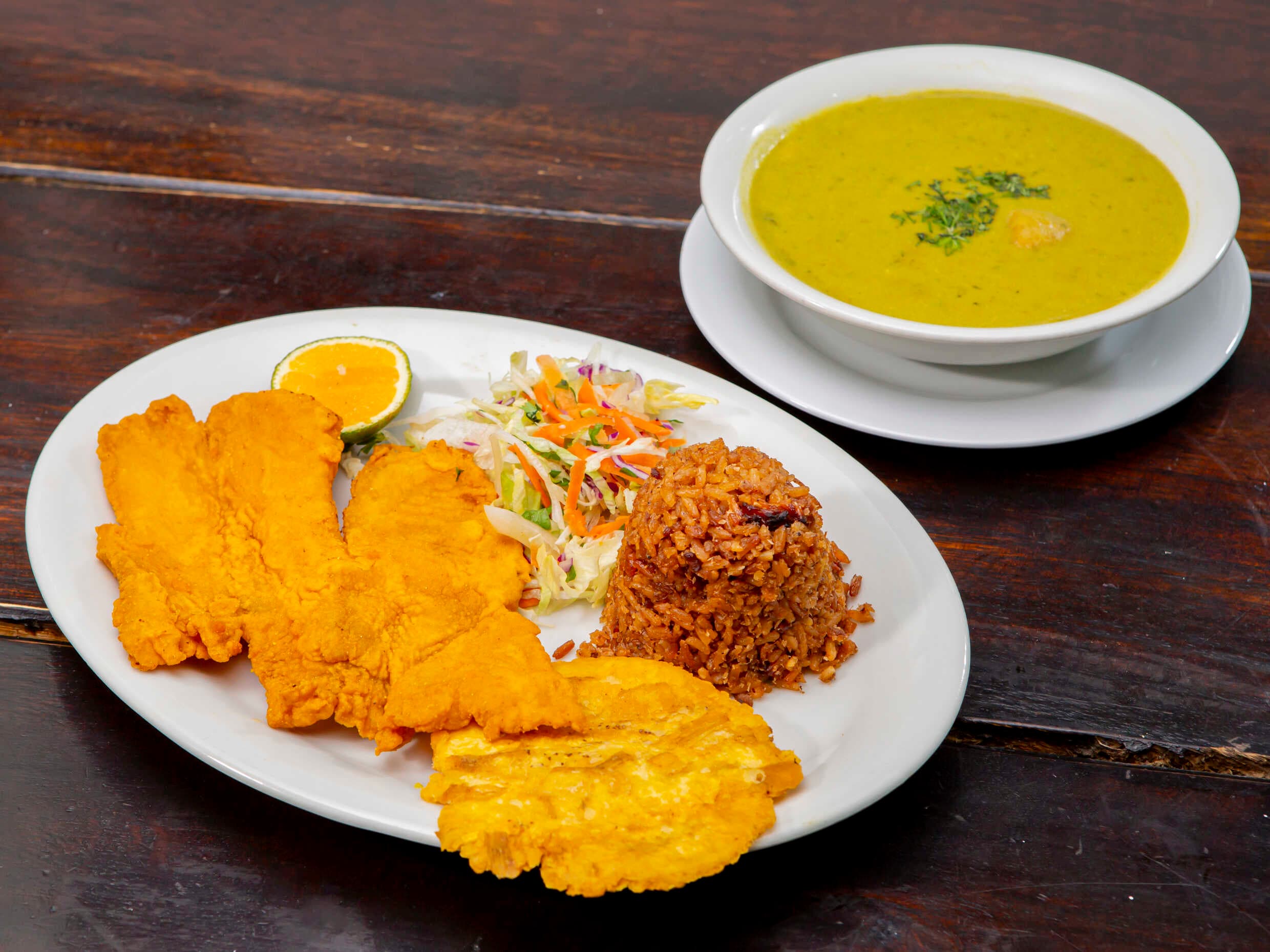 Sancocho con Chuleta (Filete de Tilapia)