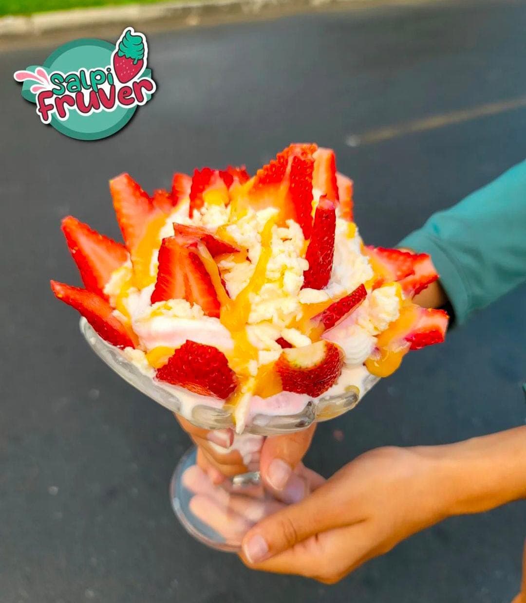 Fresas con Helado