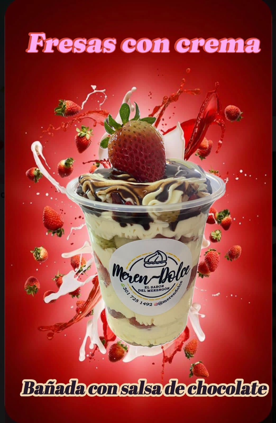 Fresas con Crema