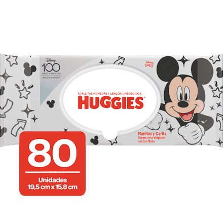 Toallitas Húmedas Huggies Manitos&Carita 80 Uds