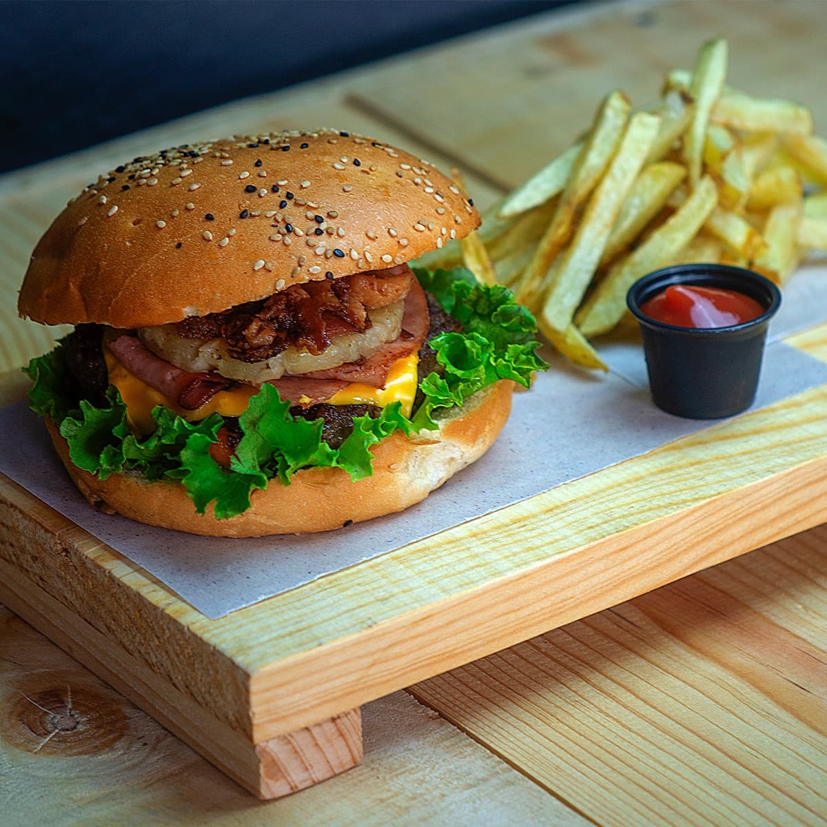 Hamburguesa Pastor Supreme