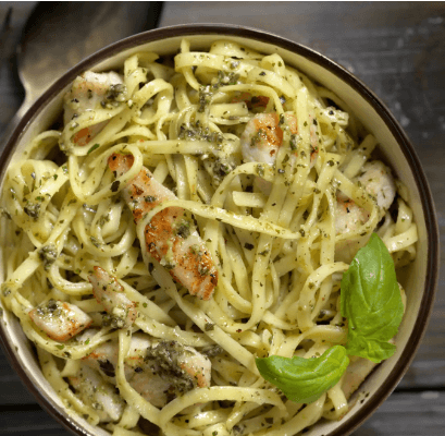 Pasta Pesto con Pollo