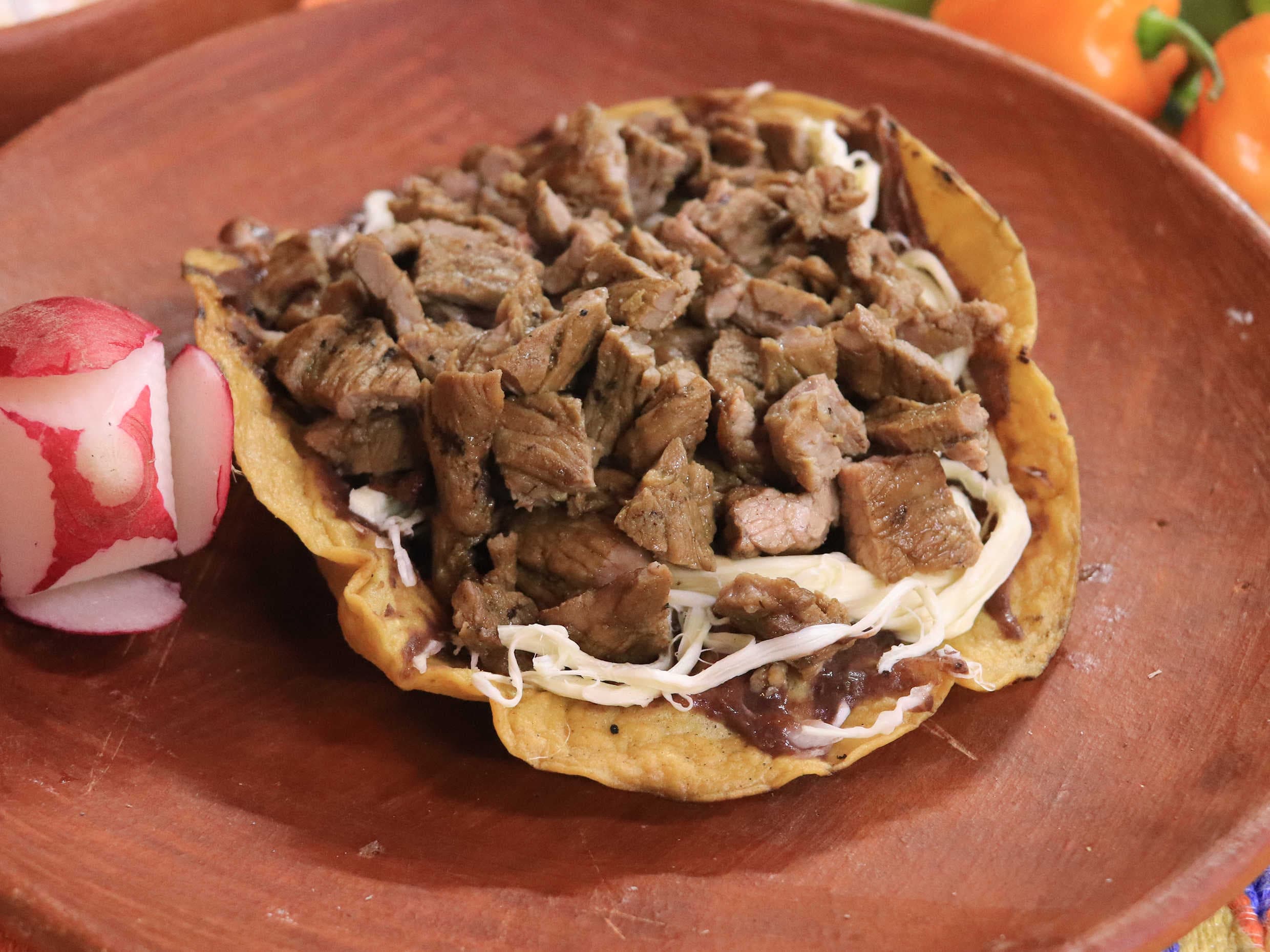 Tostada de Arrachera