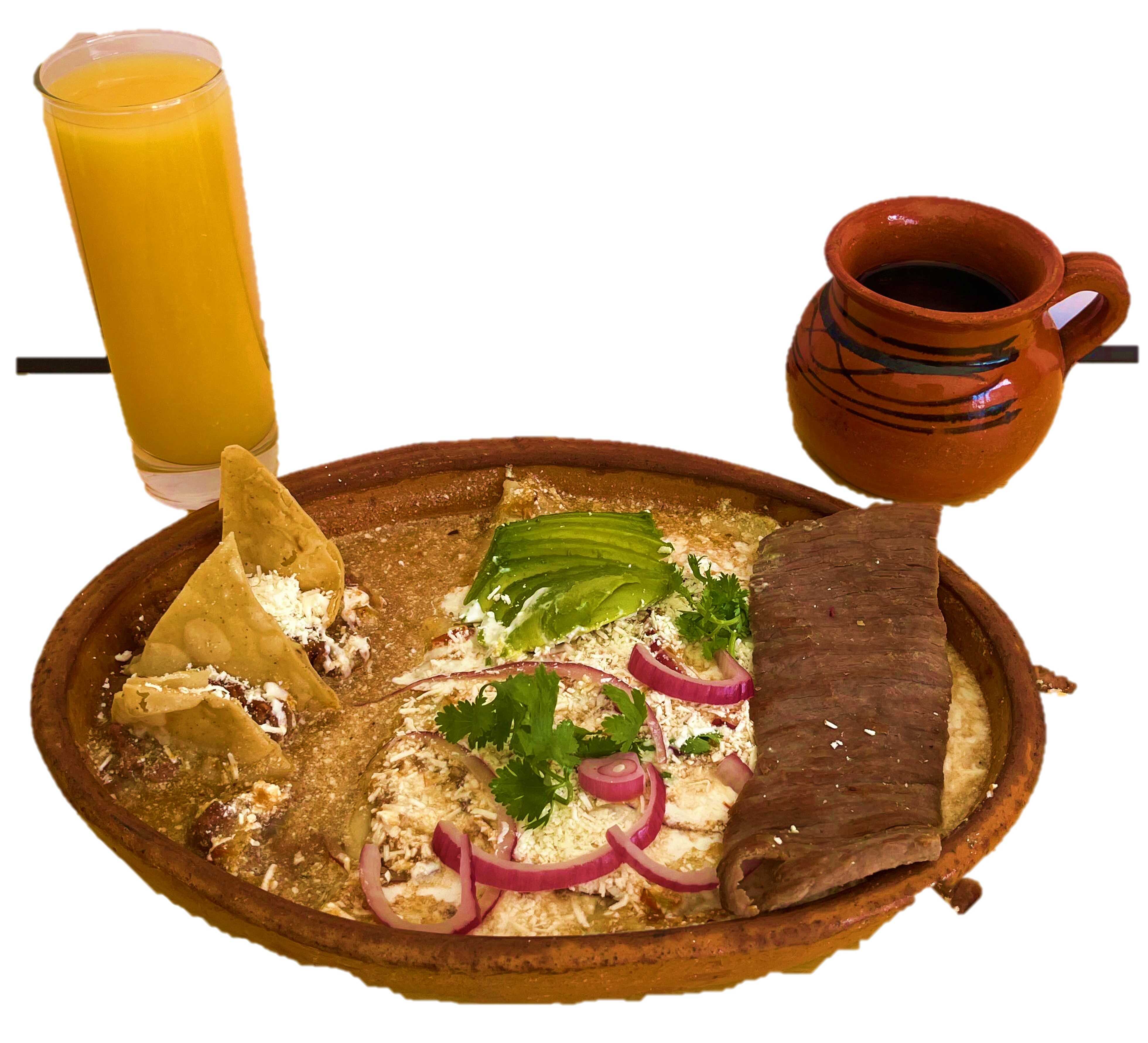 Chilaquiles con Cecina de Yecapixtla