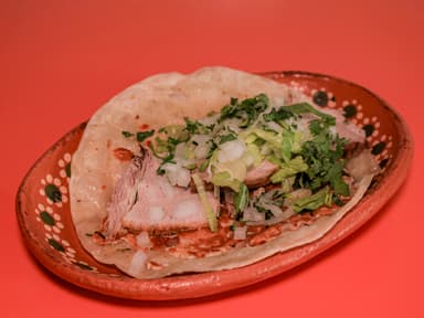 Quesadilla de maíz de pierna