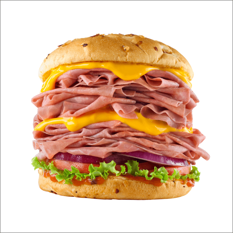 Stack Half Pound Beef & Cheddar