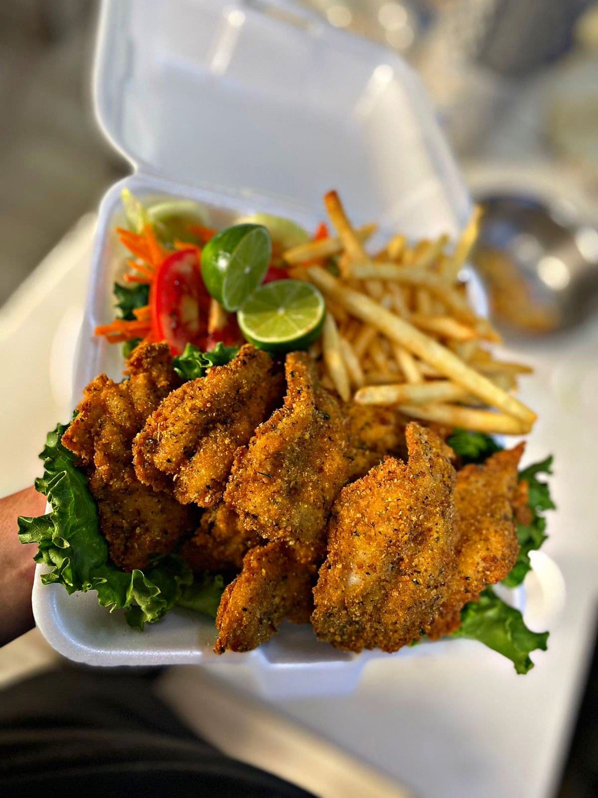 Camarones empanizados