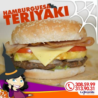 BURGER TERIYAKI