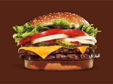 Whopper Doble con queso
