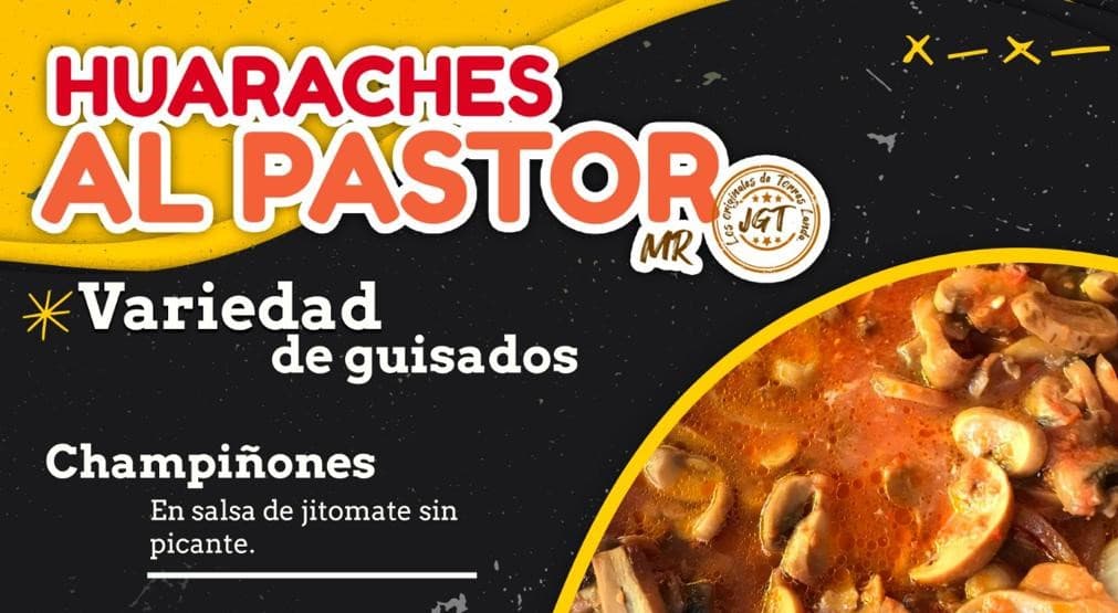 Huarache de Champiñones