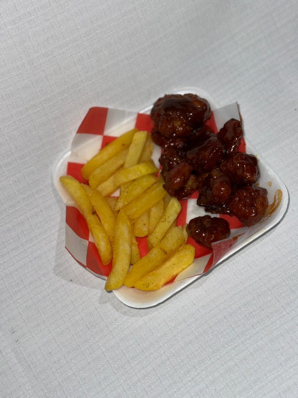 Palomitas de Pollo con Papas