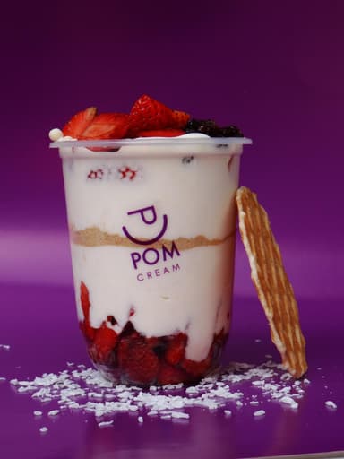 Pom Cream Fresa Grande
