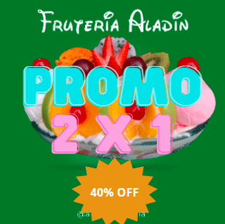 Súper Promo 2x1 Aladín