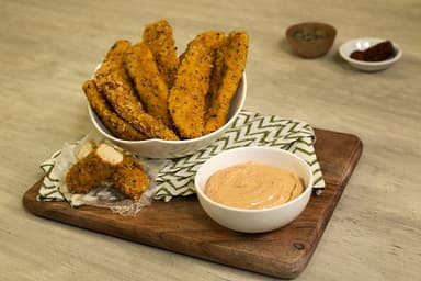 Tiras de Pollo Empanizadas (3 piezas)