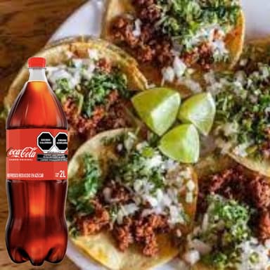 COMBO COCA-COLA+TACOS + REFRESCOS FAMILIAR 3