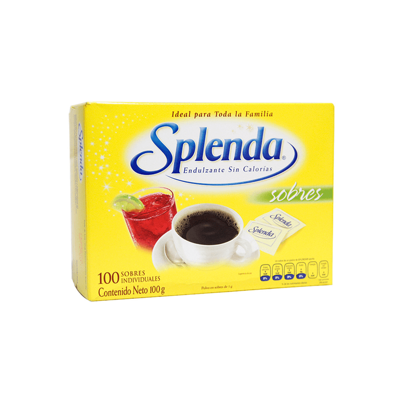 Endulzante Sin Calorías Splenda Sobres Caja 100 Uds