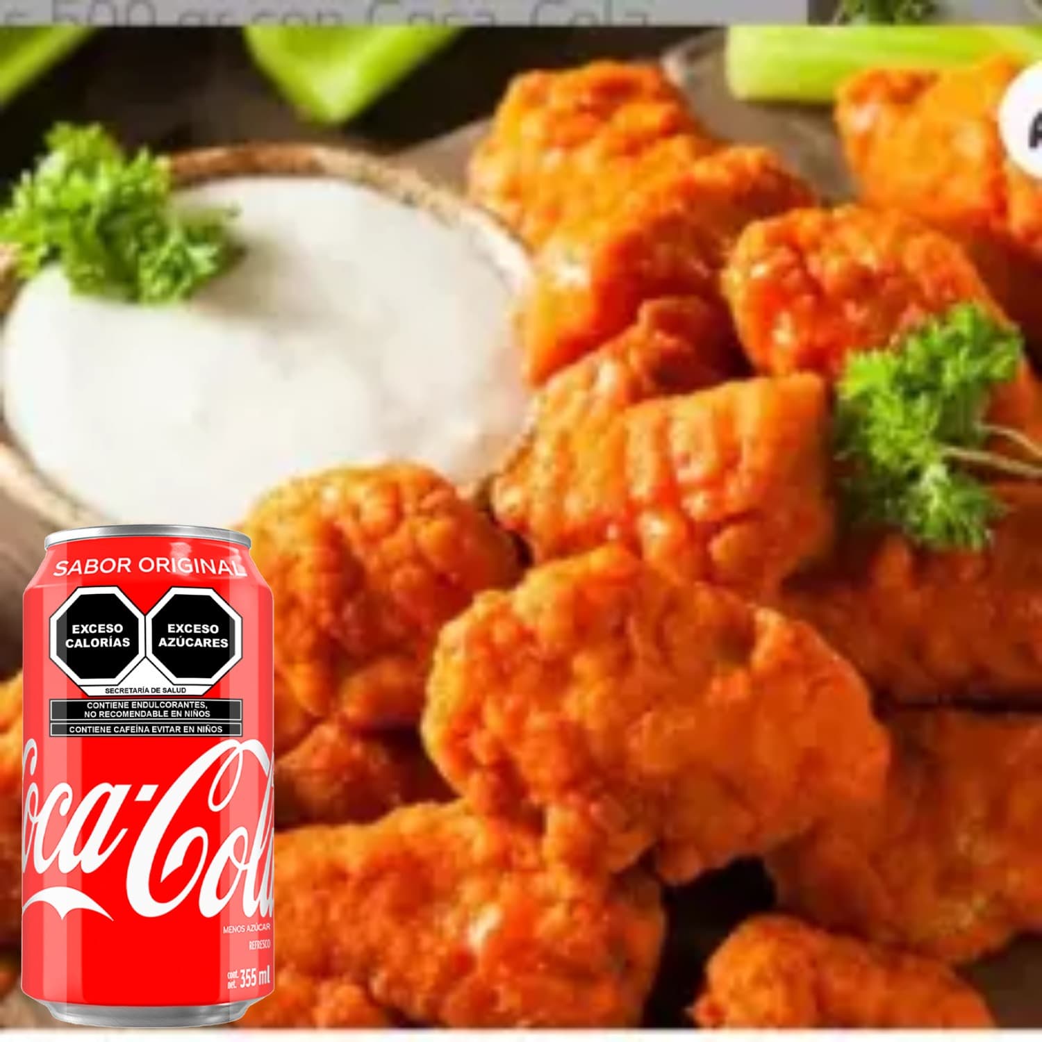 20 Boneless con 2 aderezos