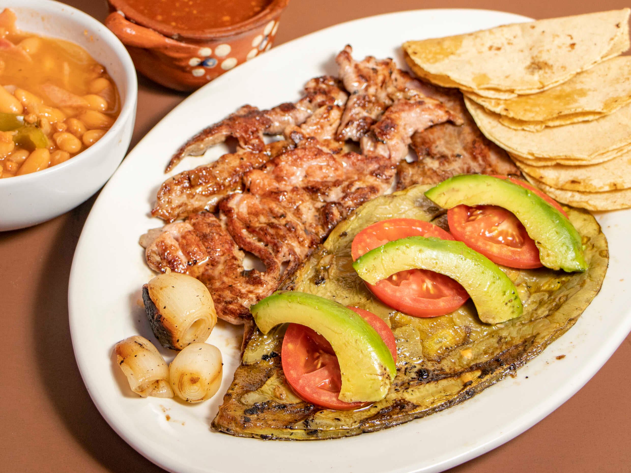 Combo-de Arrachera con Nopal