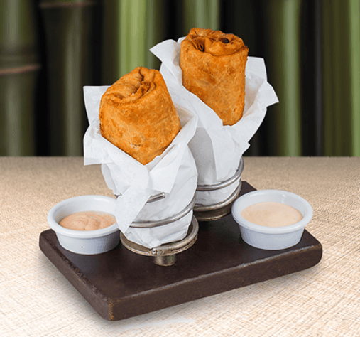 2 Rollos Tradicionales de Pollo